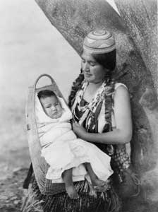 Lantern Press Image of the Day – Hupa Mother with Child Edward Curtis Photograph 1 Hupa_Mother_with_Child_Edward_Curtis