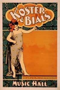 Lantern Press Image of the Day: Koster & Bial’s Music Hall Near Broadway Poster 1 Koster_&_Bials_Music_Hall