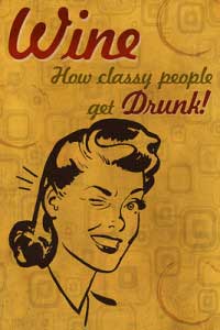 Lantern Press Image of the Day: Wine - How Classy People Get Drunk 1 Wine - How Classy People Get Drunk