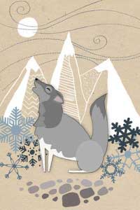 Lantern Press Image of the Day: Winter Wolf Howling 1 Winter Wolf Howling